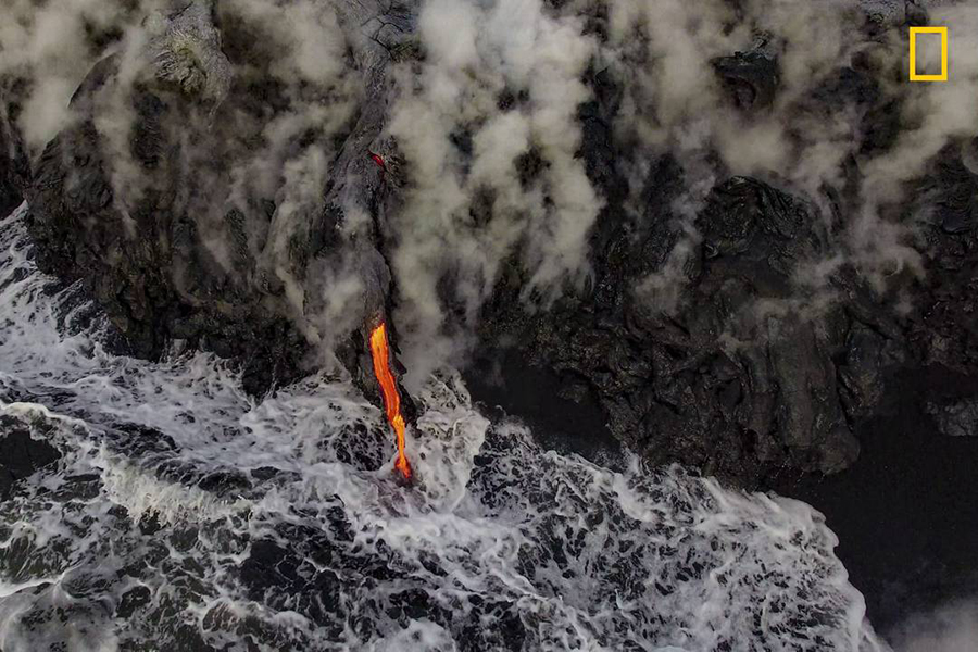 Τρίτο Βραβείο: Ηφαίστειο Kilauea, Χαβάη. Greg C. / National Geographic Nature Photographer of the Year 