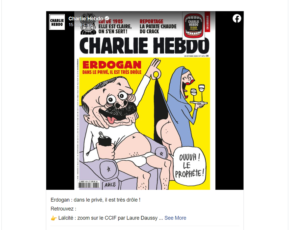 charlie hebdo erdogan facebook