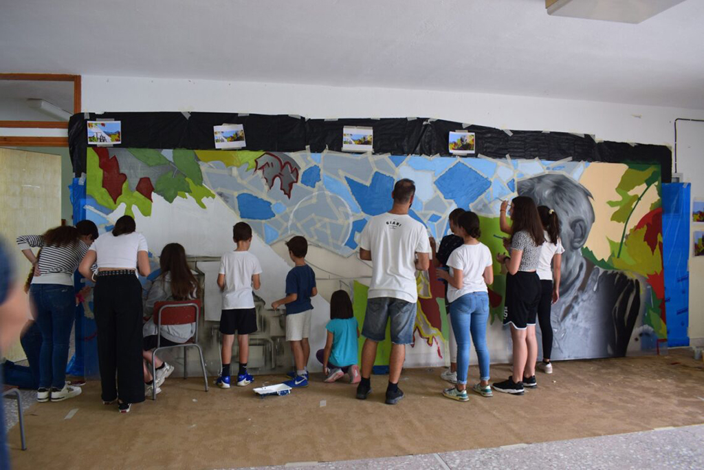 Εργαστήρι graffiti – Ζωγραφίζουμε την παράδοση με σπρέι και μπογιές καλλιτέχνες: APSET_ASHOS_DIMI