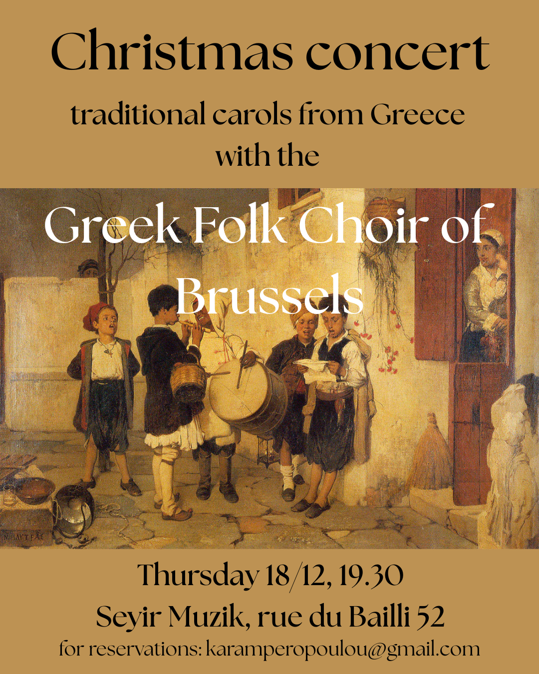 Christmas concert Greek Folk Choir of Brussels