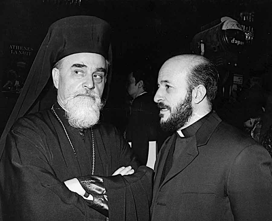 Ο Μητροπολίτης κυρός Αιμιλιανός μετά του διαδόχου του Μητροπολίτου Βελγίου κ. Παντελεήμωνος